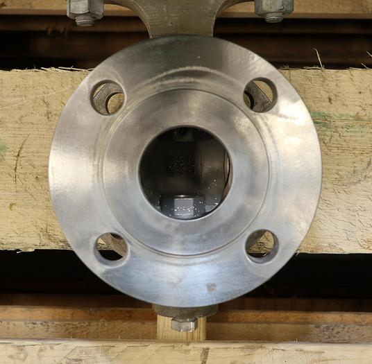 Used Fisher 2" V150 Air Operated Vee Ball Valve #46263