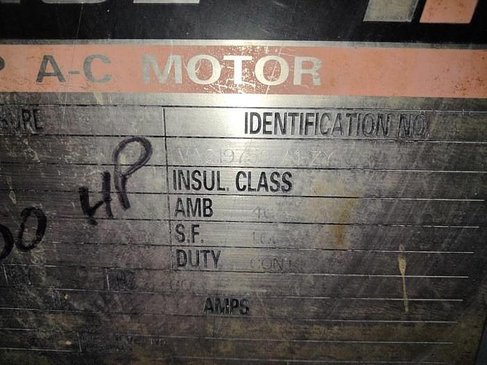 Used RELIANCE 800 HP REFINER MOTOR 594 RPM 4160 VOLTS  #44904