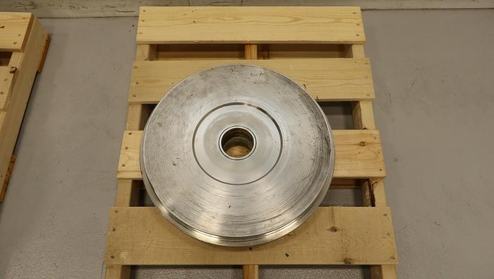 Used Goulds 3175 18" Stainless Steel Stuffing Box Cover #44972