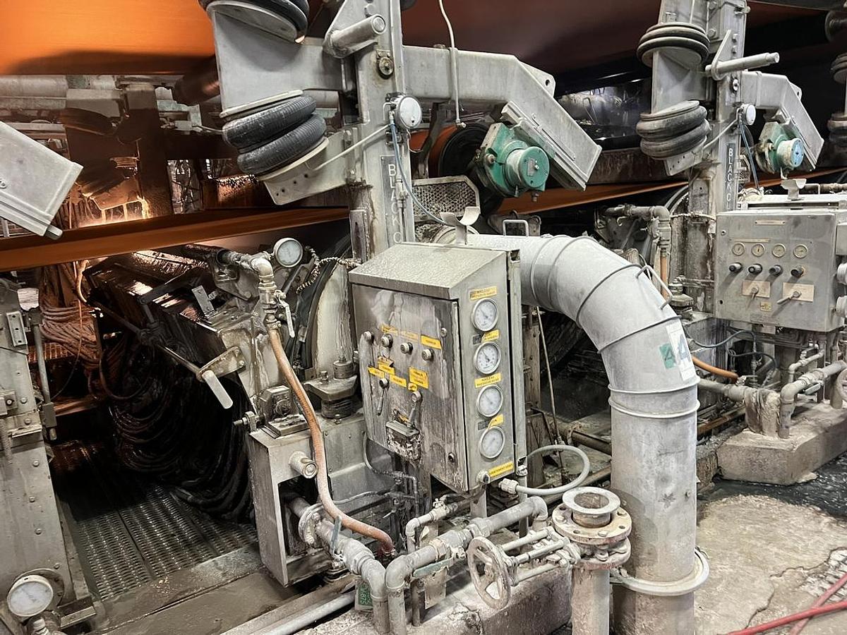 Used 7 Cylinder 110" Recycled Paperboard Machine #47044