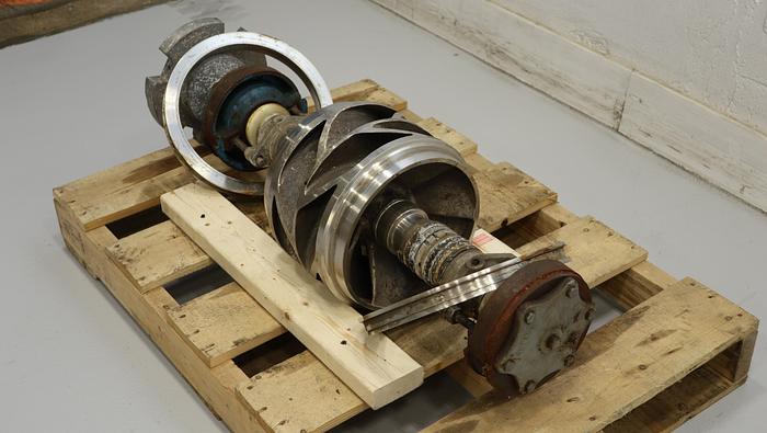 Used Goulds 3405 12x14x14 Split Case Pump Rotating Assembly #44850