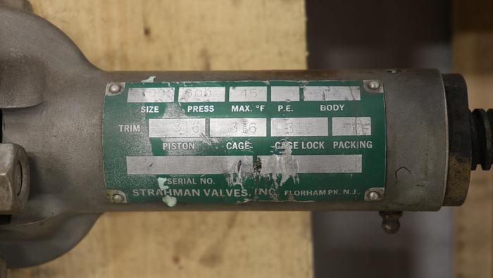 Used Strahman 1.5" Sample Valve#44993