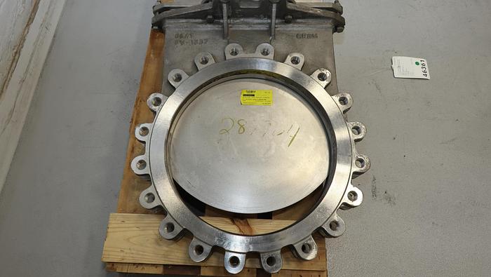 Unused Fabri-Valve 20" Hand Operated Knife Gate Valve #46361