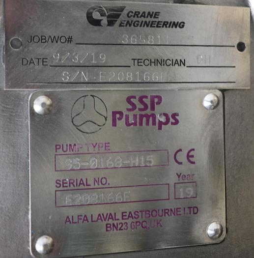 Used Alfa Laval SSP Pump #45852