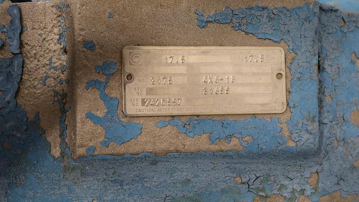 Used Goulds 3175 4x6x18 Pump #44922