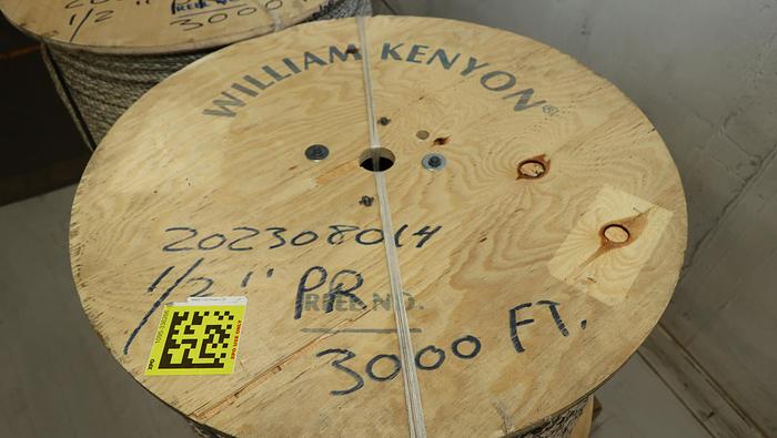 Unused William Kenyon & Sons Inc. Dryer Can Rope #46277