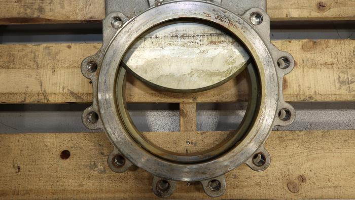 Used FABRI-VALVE 10" Hand Operated Knife Gate Valve #46254