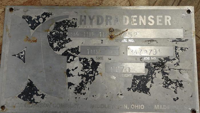 Used Black Clawson 1-B-9 Hydradenser Inclined Screw Thickener Basket #45320
