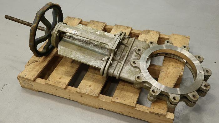 Used Flow Control Components 12" Hand Operated Knife Gate Valve #46434