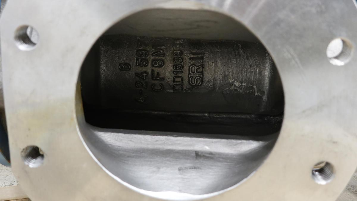 Used Dezurik 6" Electronic Basis Weight Valve #47118