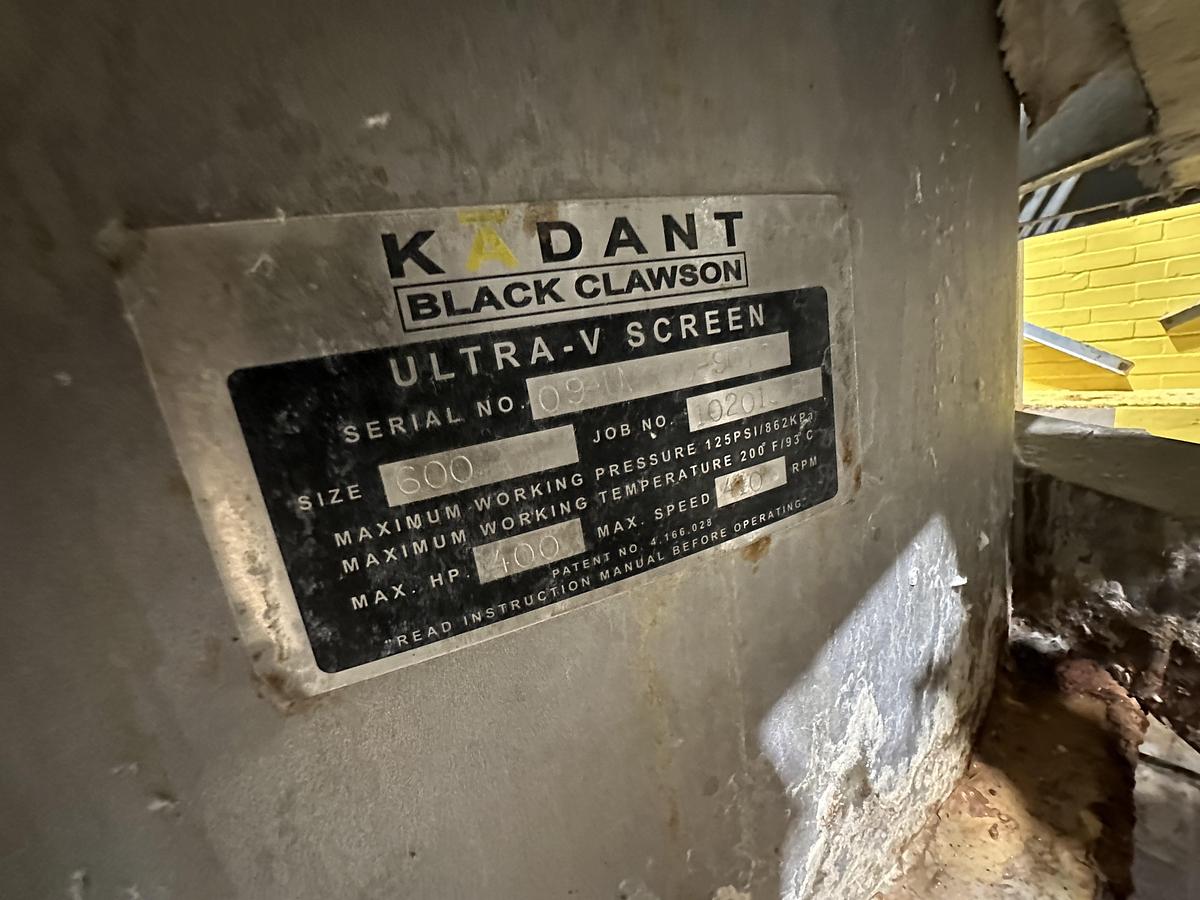 Used BLACK CLAWSON UV600 #46844