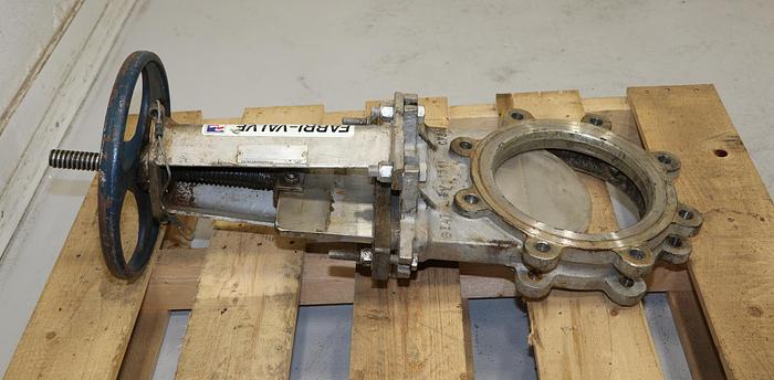 Used FABRI-VALVE 8" Hand Operated Knife Gate Valve #46252