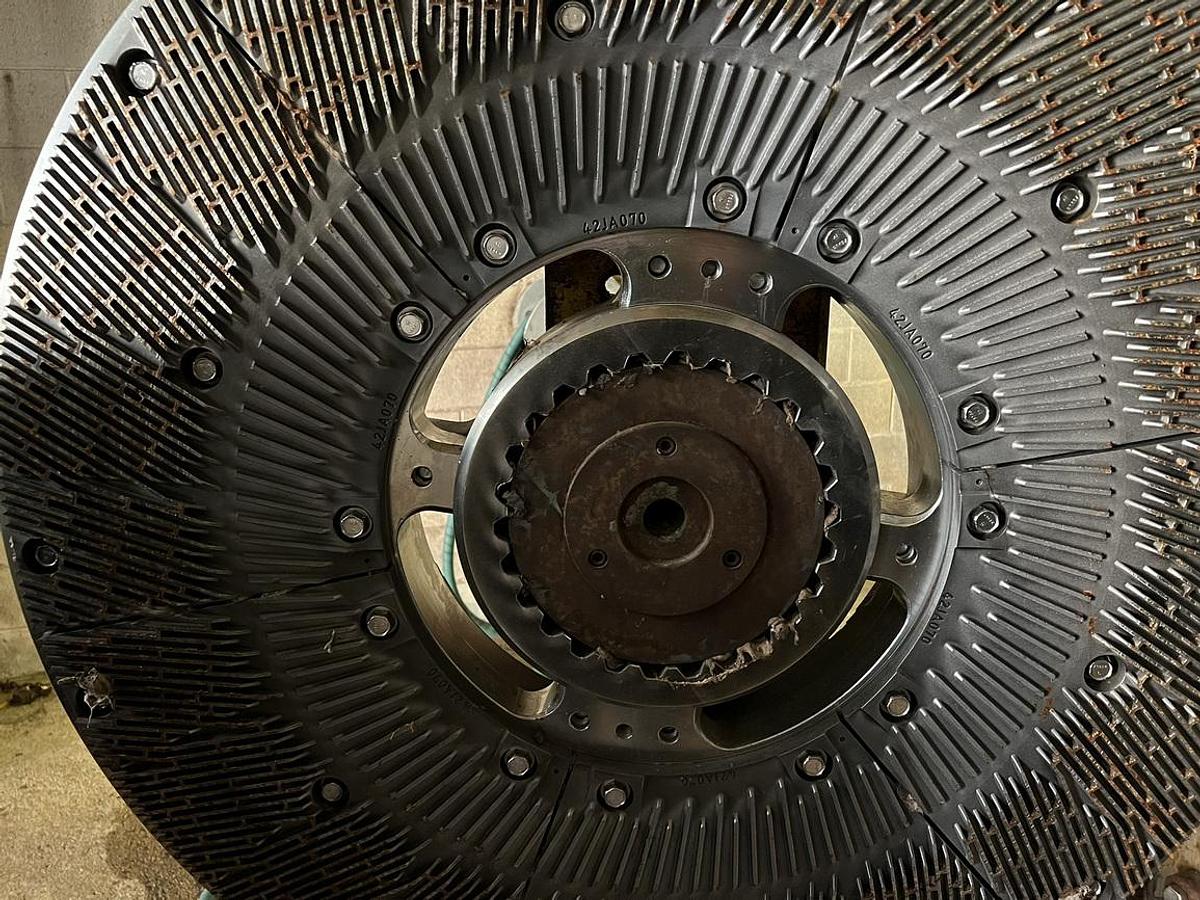 Refurbished Beloit DD4600 Disc Refiner, 42" #47236