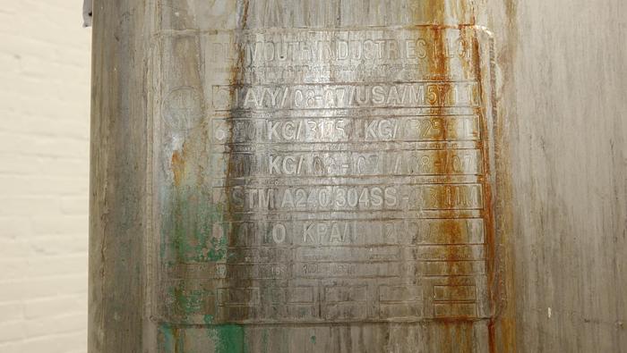 Used Felt Wash Chemical Tank, Pump & Controls #44564