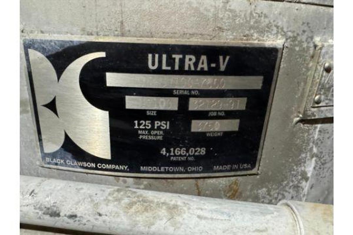 Used Black Clawson UV100 Pressure Screen #46804
