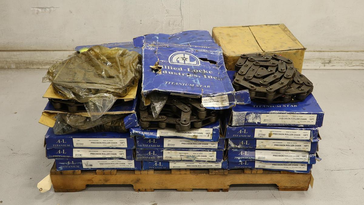 Unused Allied-Locke 10 FT Precision Roller Chain #46693