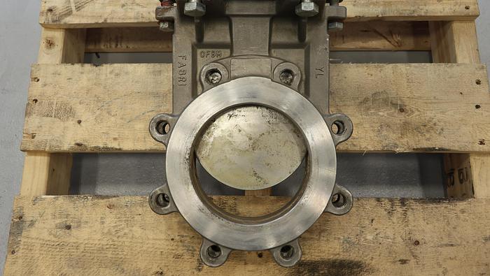 Used Fabri-Valve 6” Hand Operated Knife Gate Valve #45260