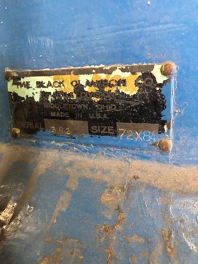 Used Black Clawson Roll Splitter 72”x84”, with Hydraulic Unit and Spare blade #44758