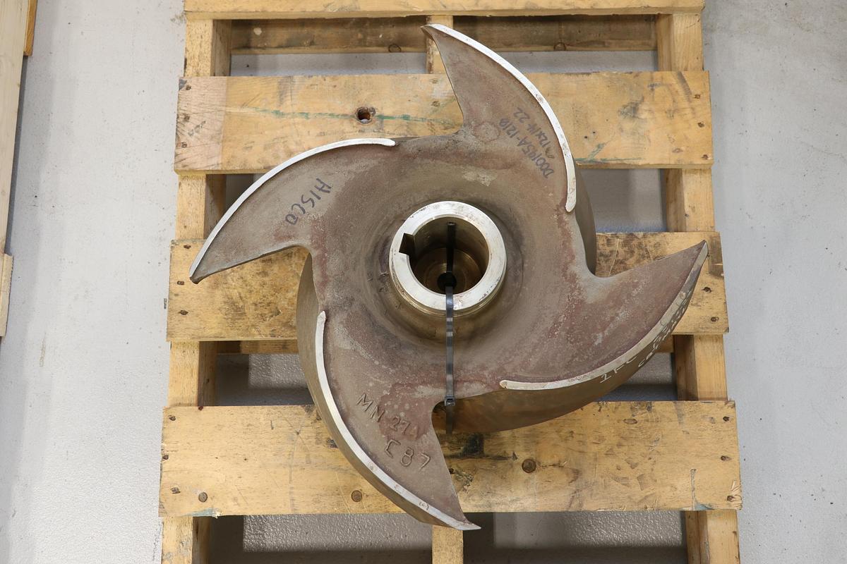 Unused Goulds 3175 12x14x22 4-Vane Impeller #47407