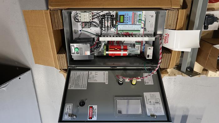 Used Assa Abloy High Speed Roll Up Door With Albany ACS 100 Control Panel #45351