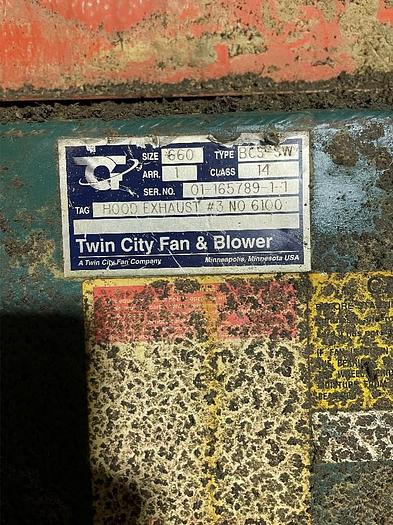 Used Dryer Hood Exhaust Fan #45357