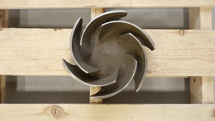 Used Goulds 3196 4x6x10 6-Vane Impeller #45232