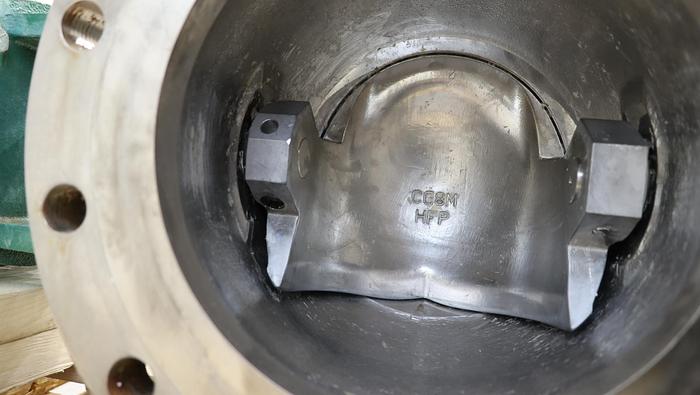 Used Fisher 10" V150 Series B Air Operated Vee Ball Valve #46491