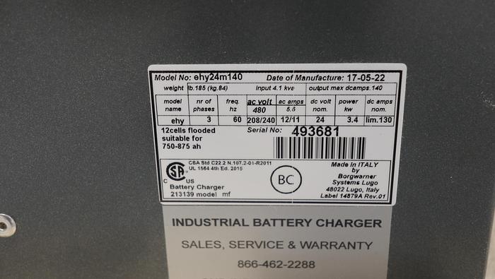 Used Rico R-LPRH-R-120 Roll and Reel Electric Pallet Jack #45626