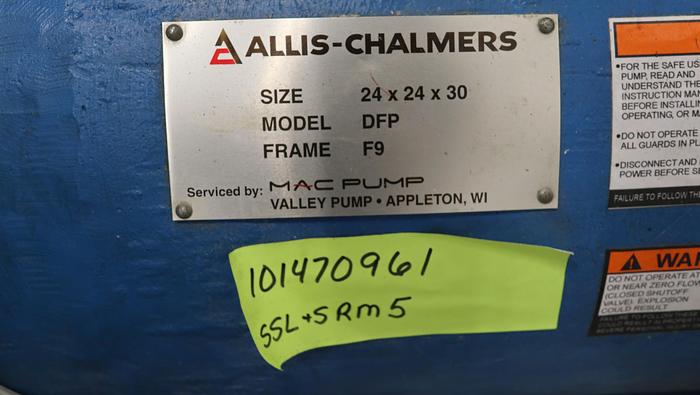 Used Allis Chalmers DFP 24x24x30 Power End #45822