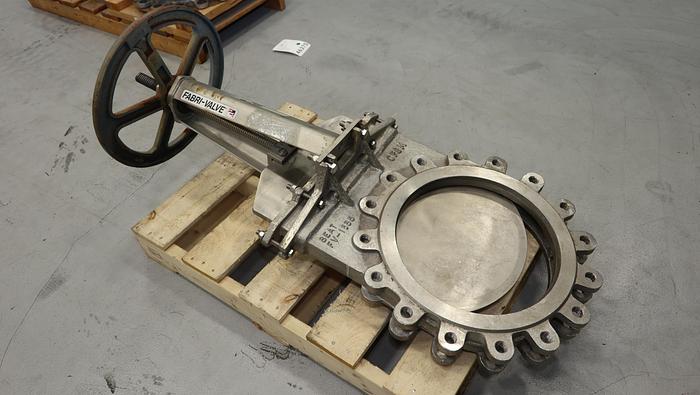 Unused Fabri-Valve 16" Hand Operated Knife Gate Valve #46376