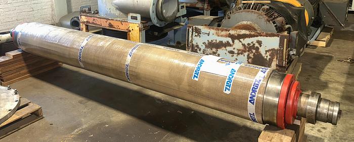 Used Manchester Single Nip 2-Roll Calender #46224