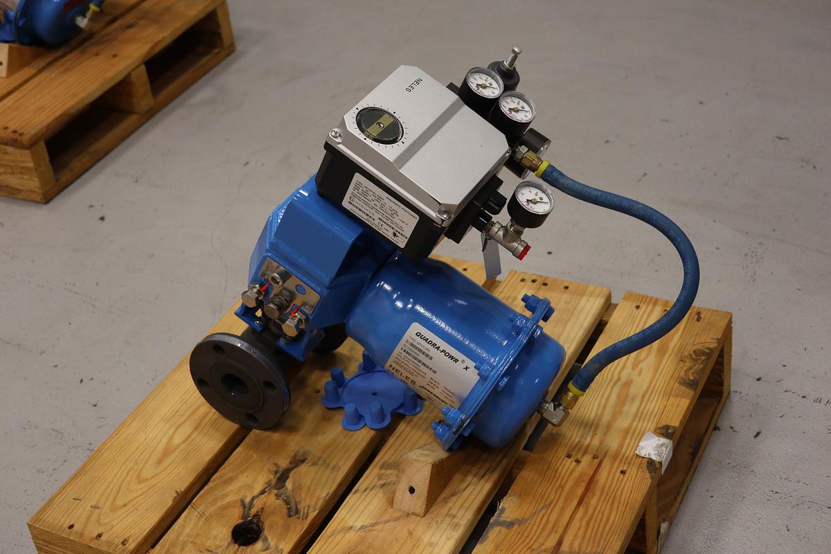 Unused Neles Jamesbury 11/27150C312271XTZ448 1.5" Air Operated Ball Valve #47646