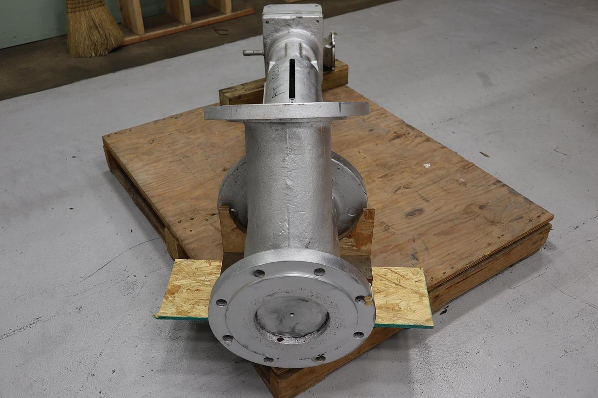 Used Strahman 6" Electric Drain Valve #47632
