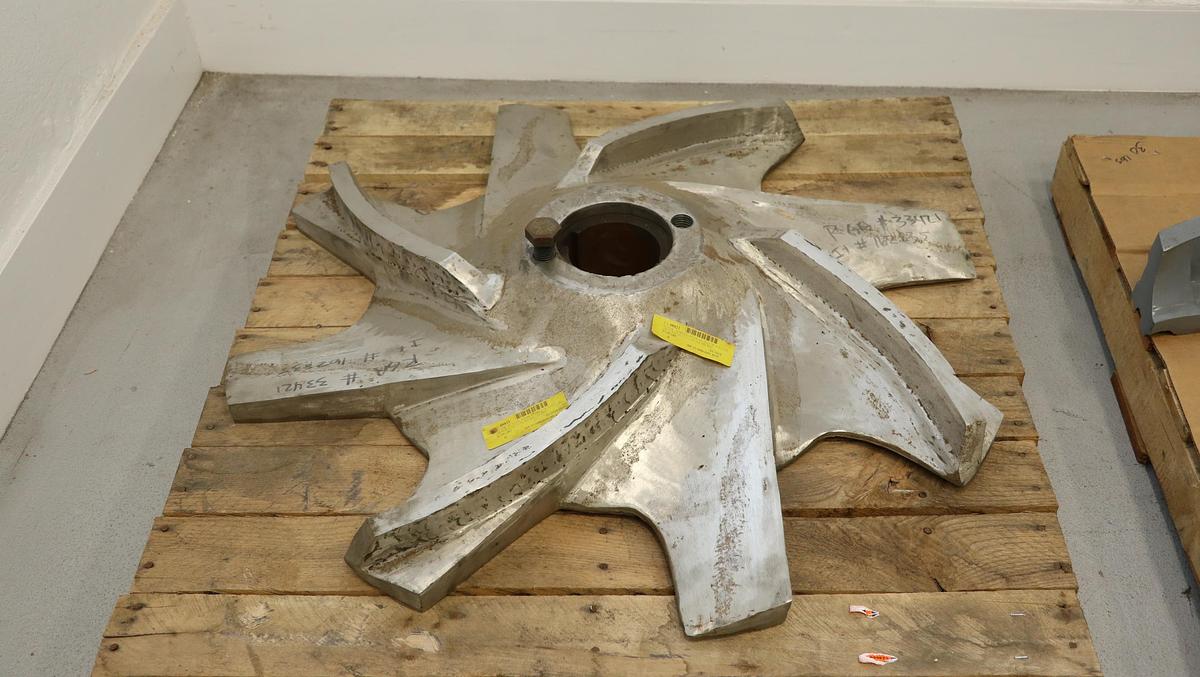 Unused Kadant Black Clawson Hydrapurge Detrasher 8-Vane Rotor #47164