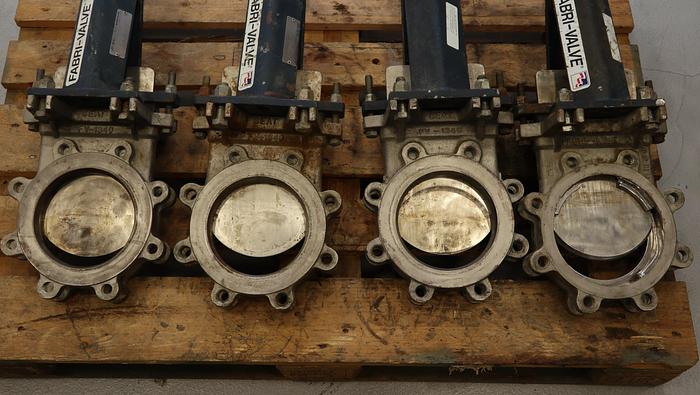 Used Fabri-Valve 6” Hand Operated Knife Gate Valve #45325