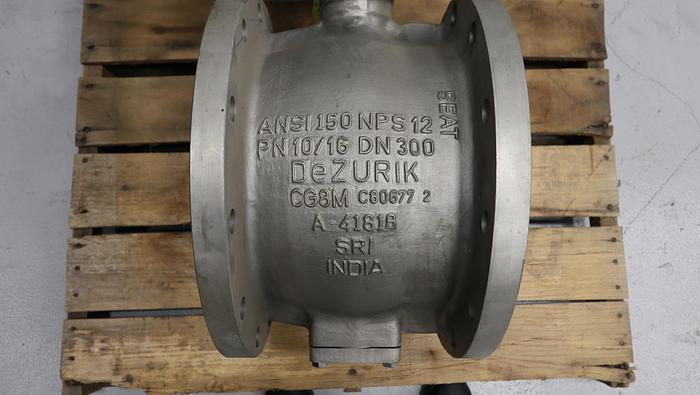 Used Dezurik 12" Air Operated Vee Ball Valve #46399