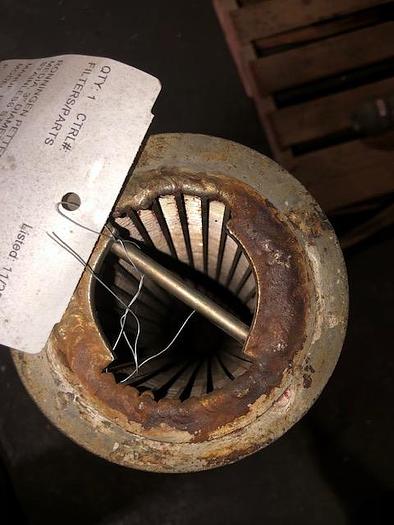 Used Ronningen Petter Cannister Filter Media, 3" Diameter, 36" Length #34562