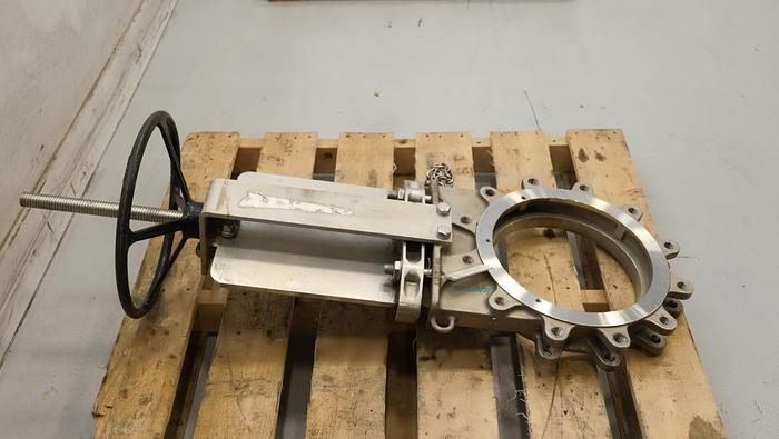 Used Keystone 12" Hand Operated Knife Gate Valve #45924