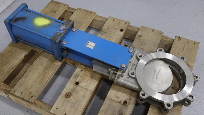 Used Orbinox 8" Air Operated Knife Gate Valve #46337
