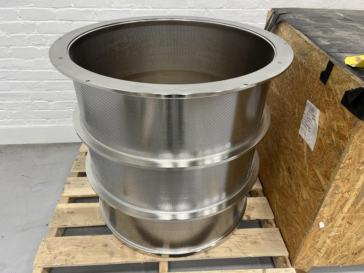 Unused Black Clawson P30 Pressure Screen Basket, 0.078" Holes #47288