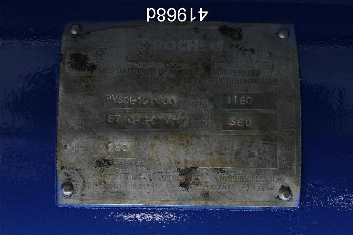 Used Prochem PVSDL-150-280 Side Mount Agitator #41968
