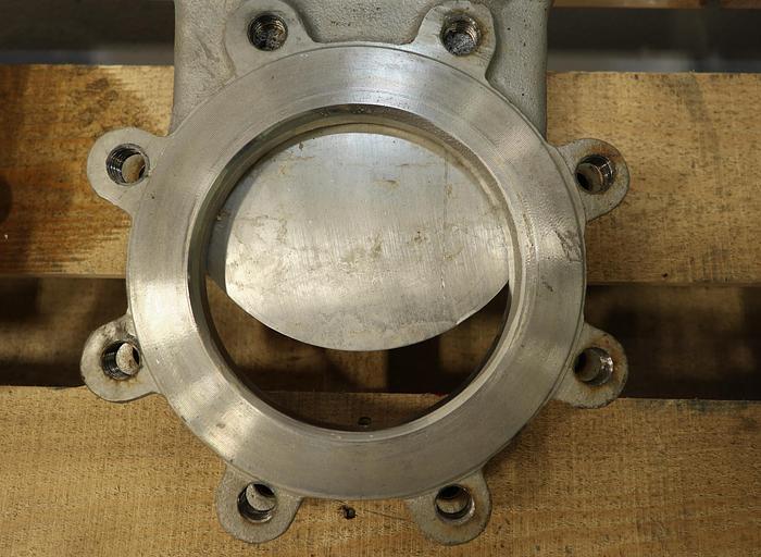 Used FABRI-VALVE 6" Hand Operated Knife Gate Valve #46249