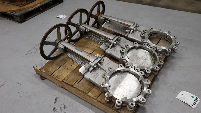 Used FNW 65BM 10" Hand Operated Knife Gate Valve #46359