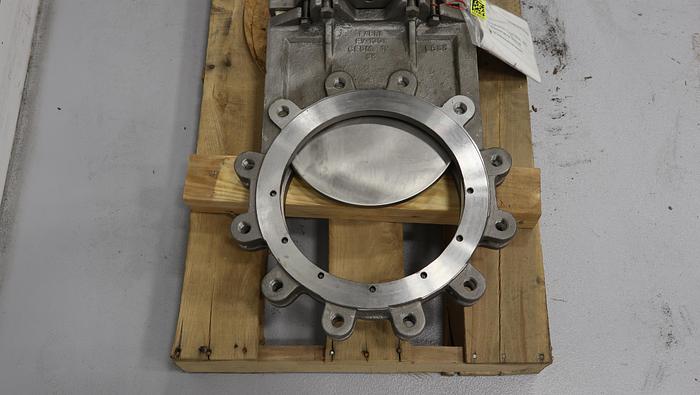 Unused Fabri-Valve 12" Air Operated Knife Gate Valve #45670