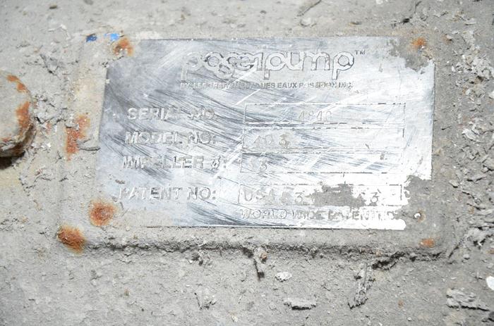 Used Poseipump 403-14 3x4x13 Pump, Stainless Steel Casing #43668