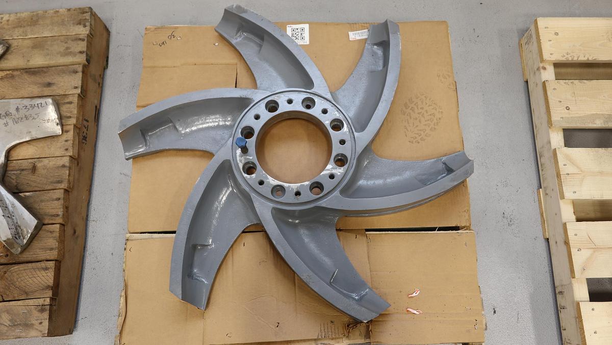 Refurbished Andritz 6-Vane Hog Pulper Rotor #47165