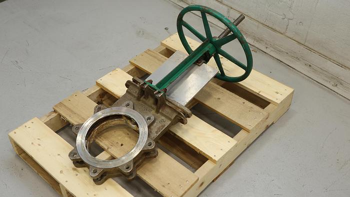 Used Rovalve 8" S20- A Hand Operated Knife Gate Valve #45667
