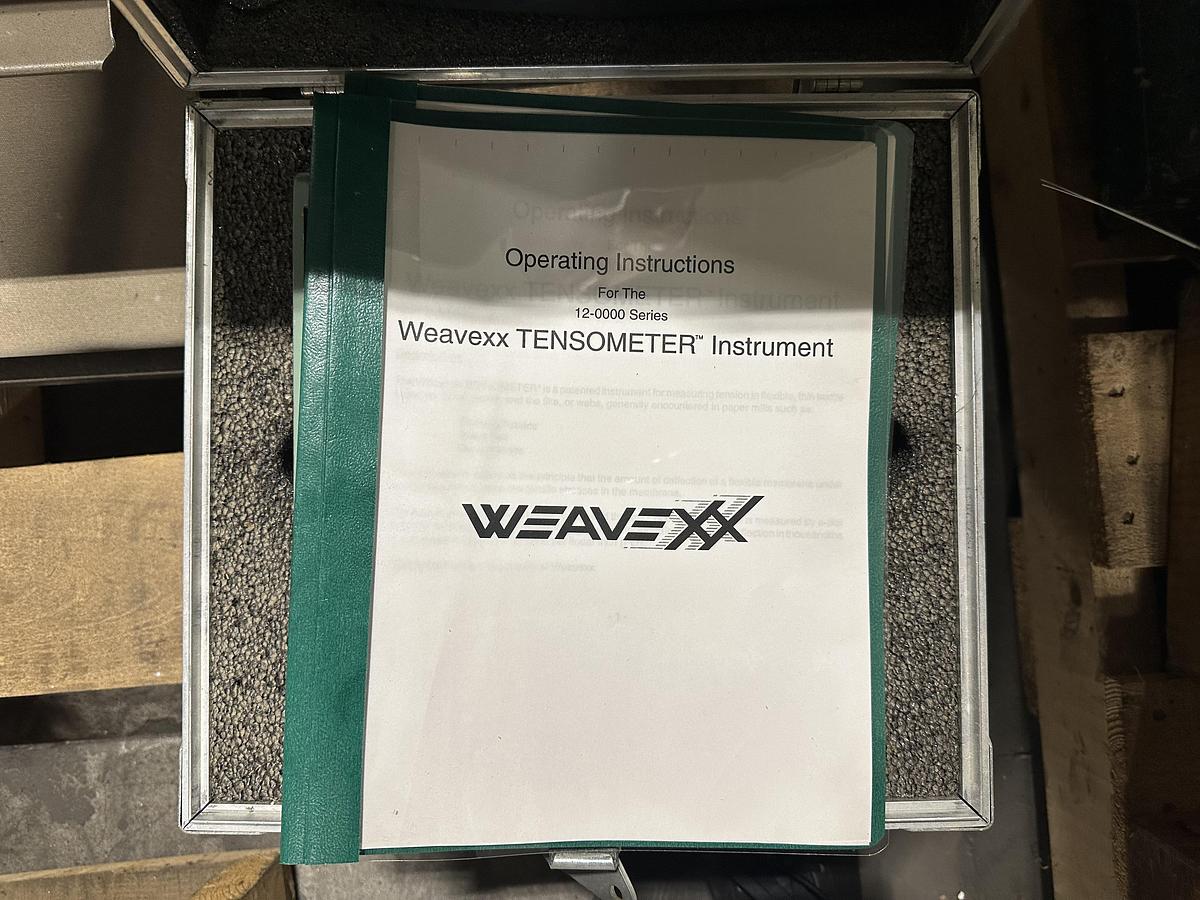 Used Weavexx Tensometer 12-0000 Series #46886