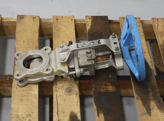 Used FNW 3” Hand Operated Knife Gate Valve #45735