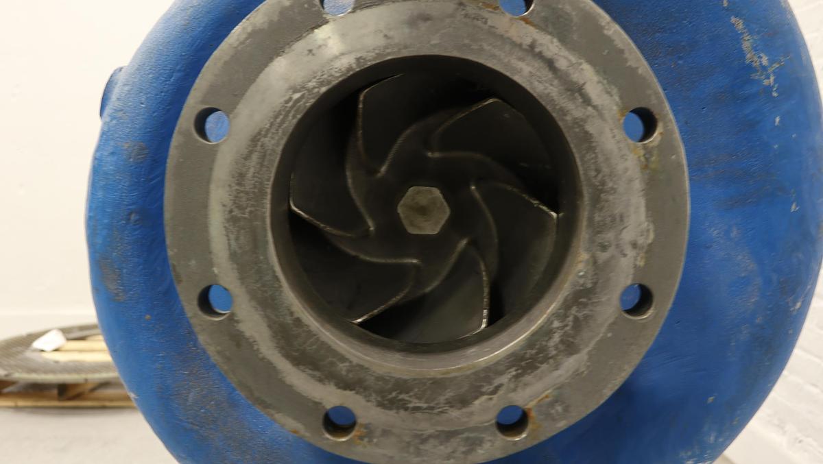 Used Goulds 3196 XLT-X 6x8x15 Pump With Base #47021